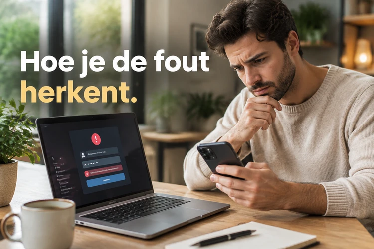 Hoe je de fout herkent